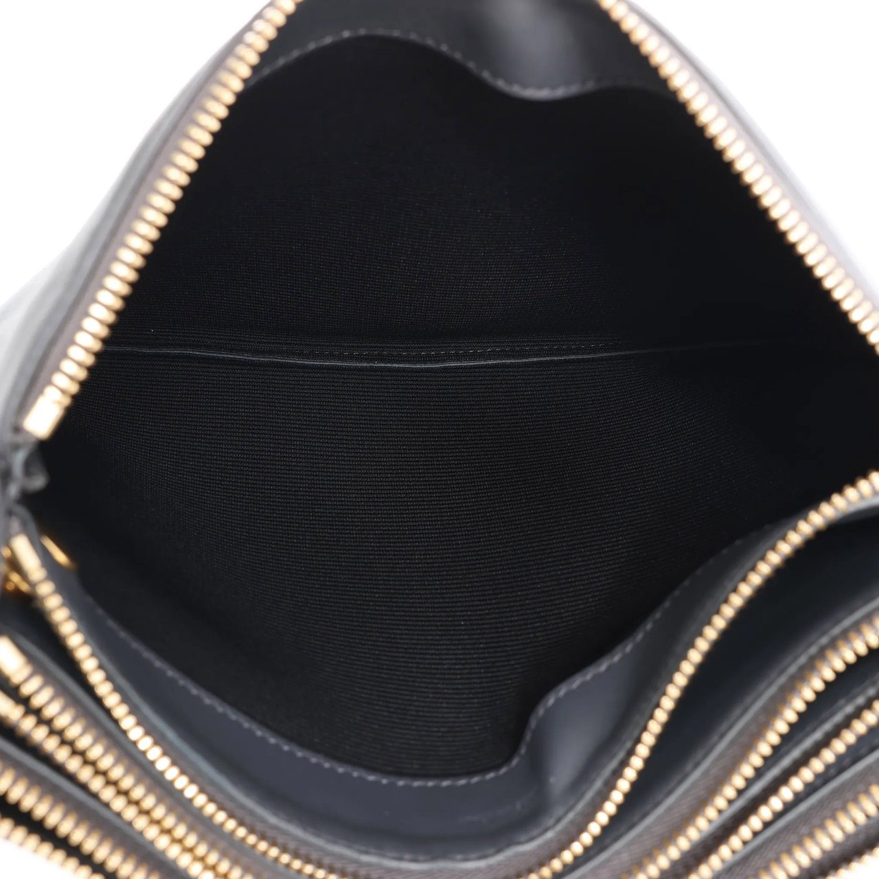 Celine Celine Trio Large Leather Crossbody bag in Gray Grijs