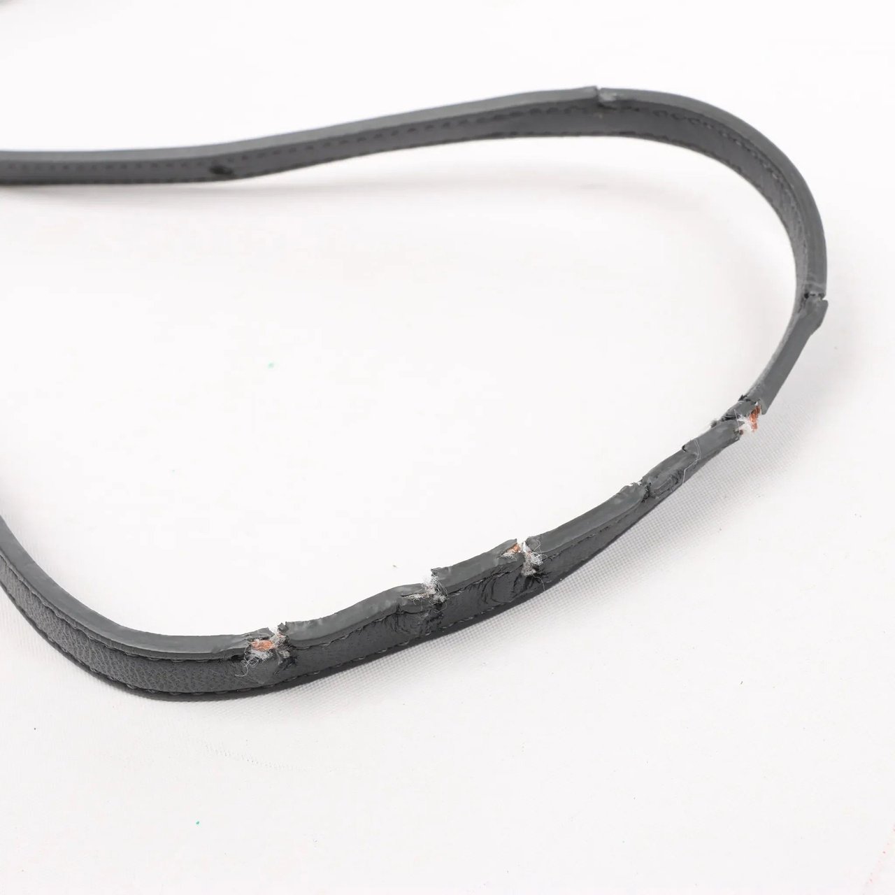 Celine Celine Trio Large Leather Crossbody bag in Gray Grijs