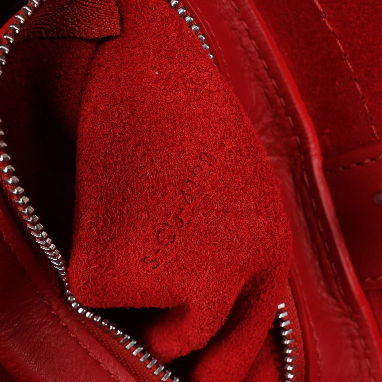 Celine CELINE Big Bag Small Leather 2way Handbag in Red Divers