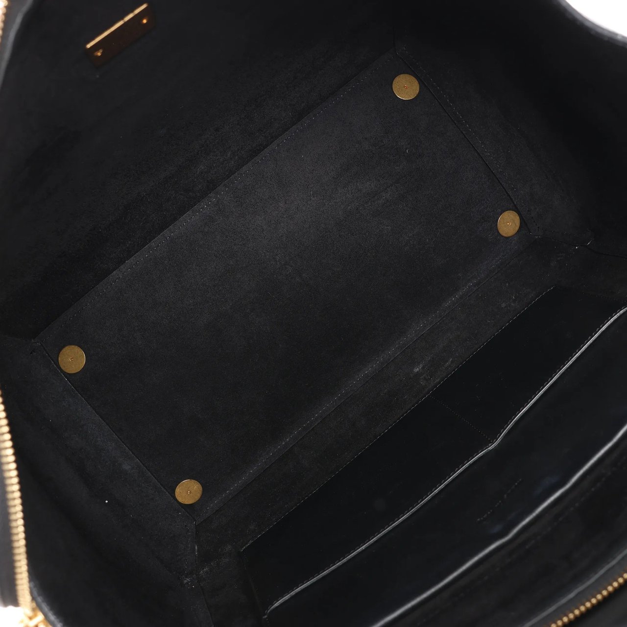 Celine Celine Belt Bag Mini Leather 2way Handbag in Black x Beige Zwart