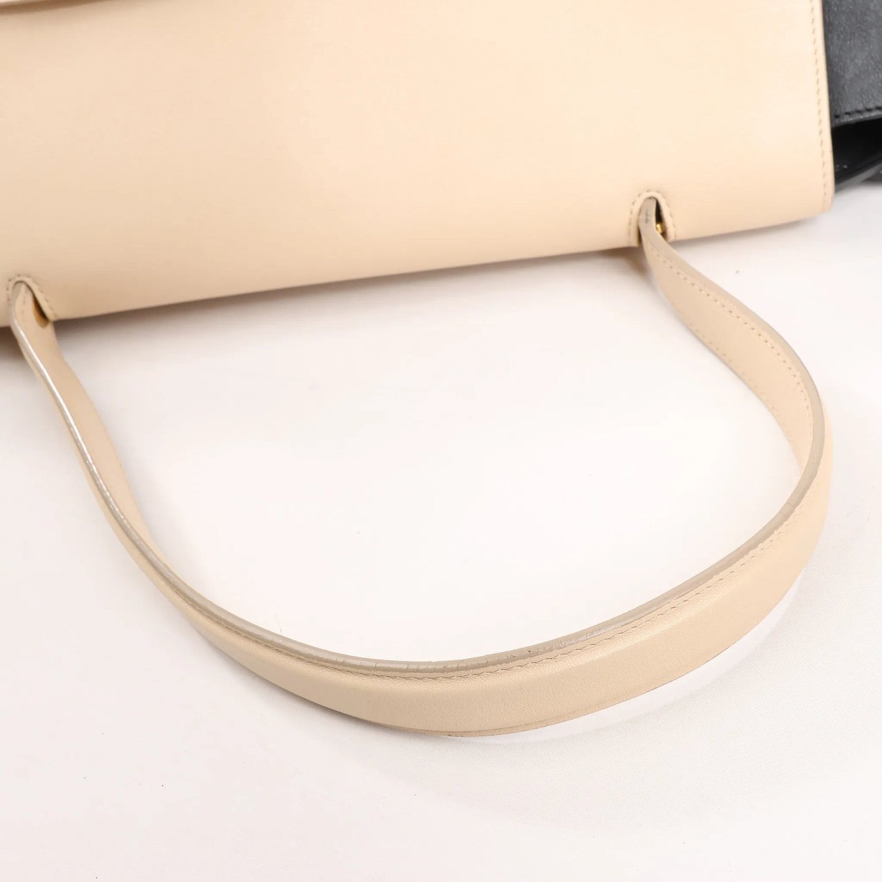 Celine Celine Belt Bag Mini Leather 2way Handbag in Black x Beige Zwart