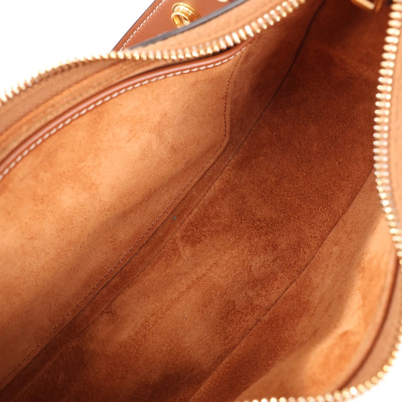 Celine CELINE Ava Leather Shoulder Bag in Brown Bruin