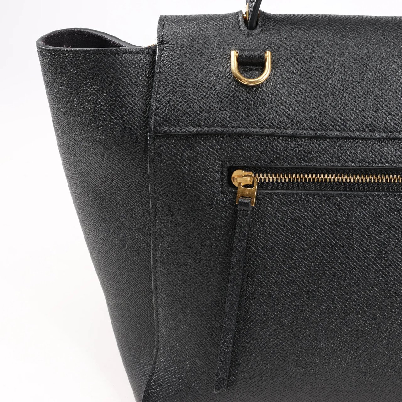 Celine Celine Belt Bag Mini Leather 2way Handbag in Black Zwart