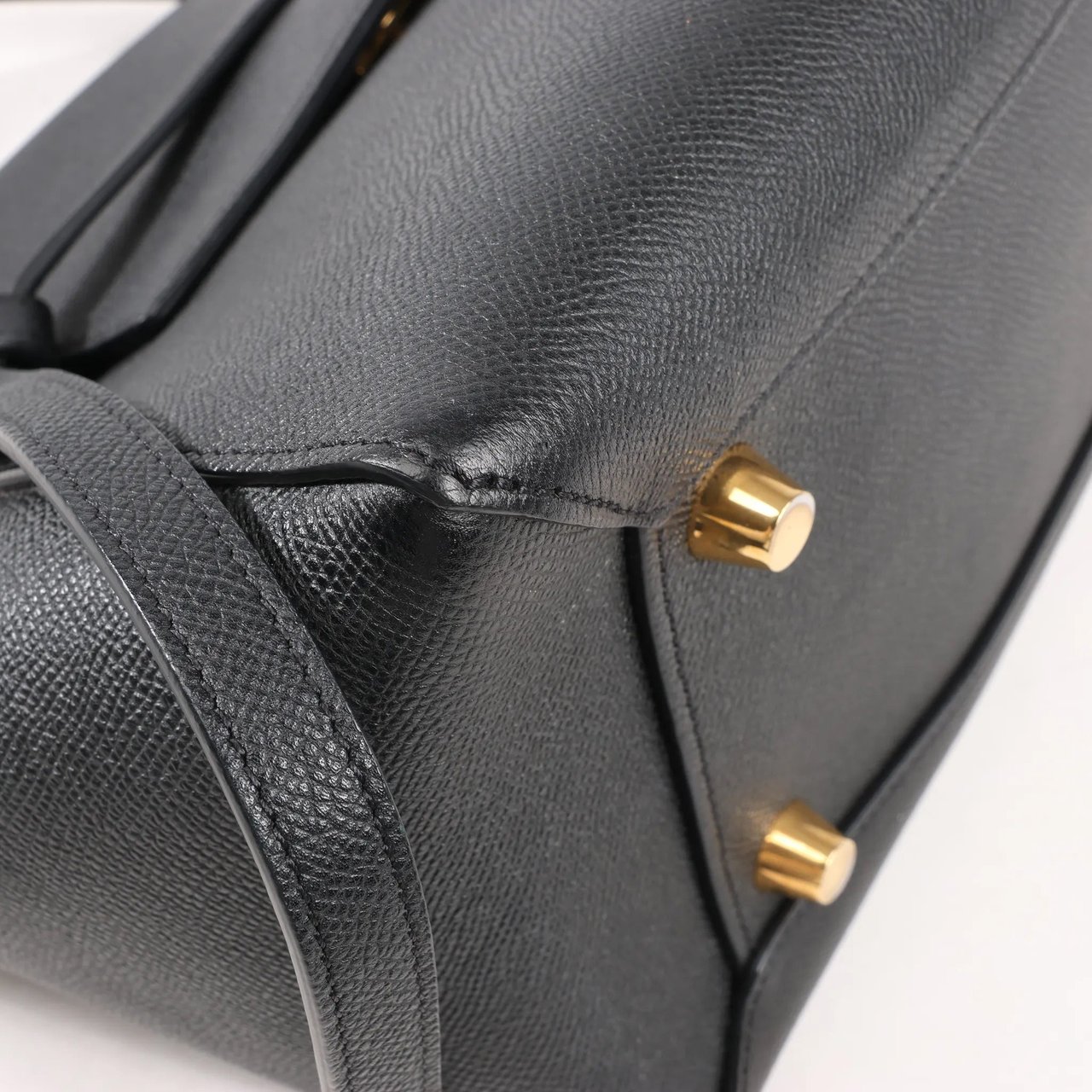 Celine Celine Belt Bag Mini Leather 2way Handbag in Black Zwart