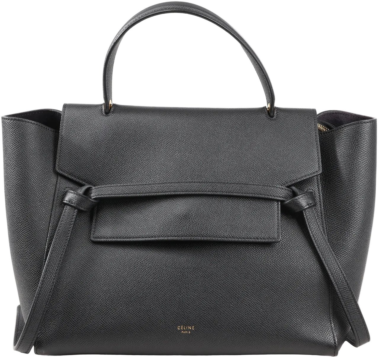 Celine Celine Belt Bag Mini Leather 2way Handbag in Black Zwart