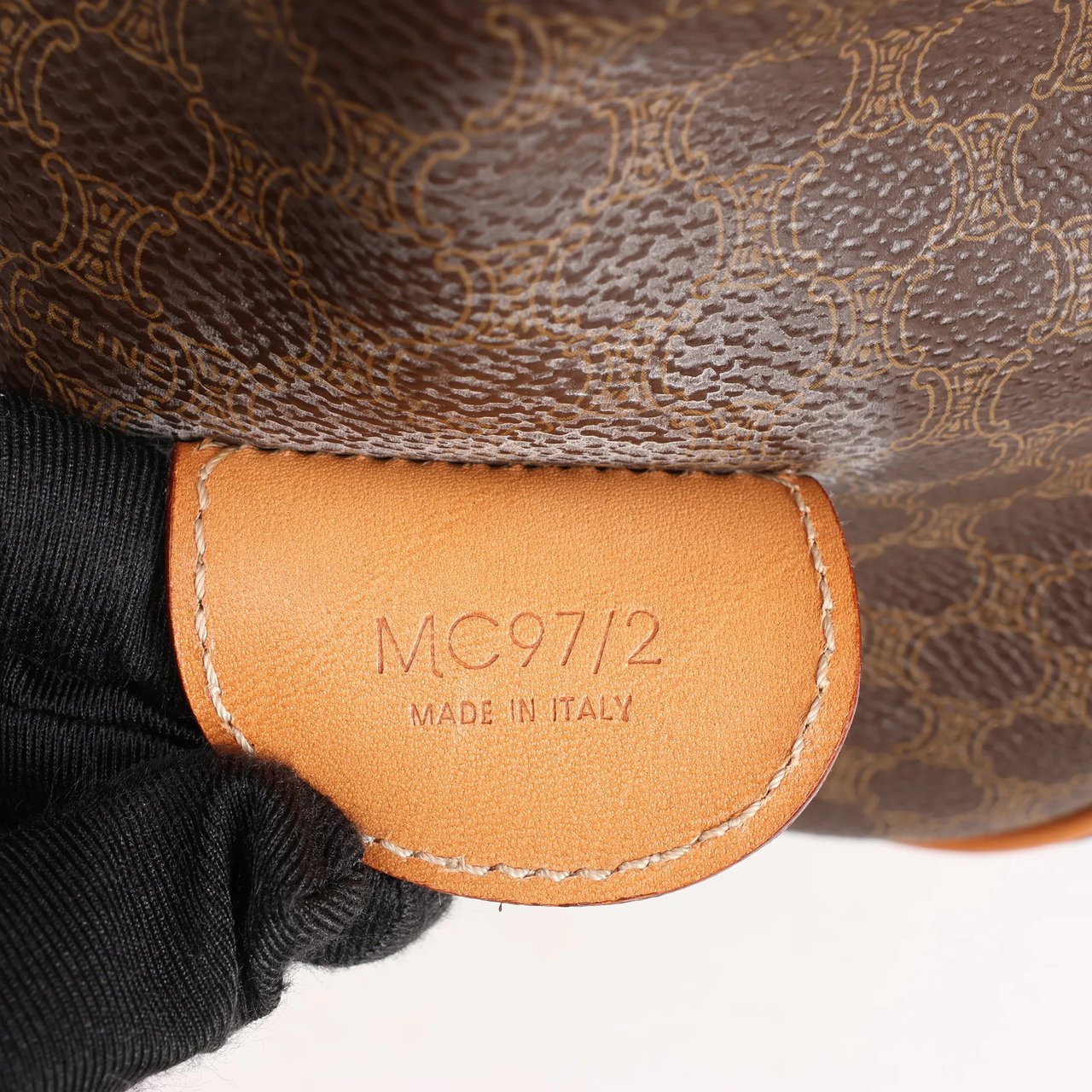 Celine Celine Macadam Boston PVC & Leather Travel Bag in Brown Bruin