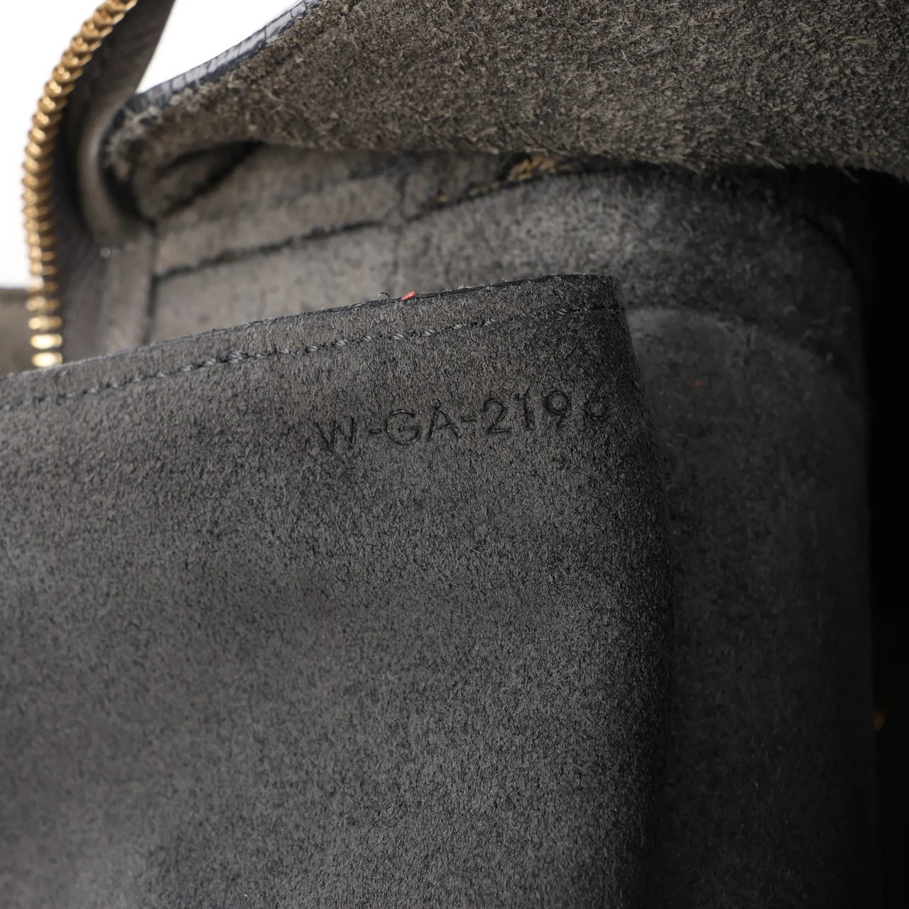 Celine Celine Belt Bag Mini Leather 2way Handbag in Gray Grijs