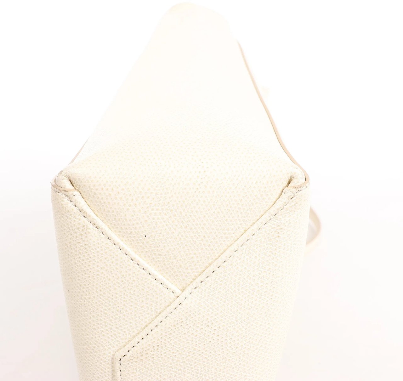 Celine Celine Vertical Cabas Phantom Small Leather 2Way Shoulder Bag in White Wit