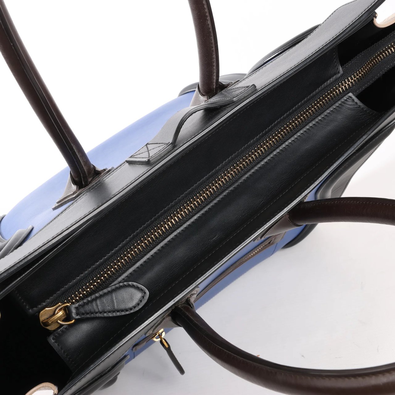 Celine Celine Luggage Mini Leather Handbag in Multicolor Divers