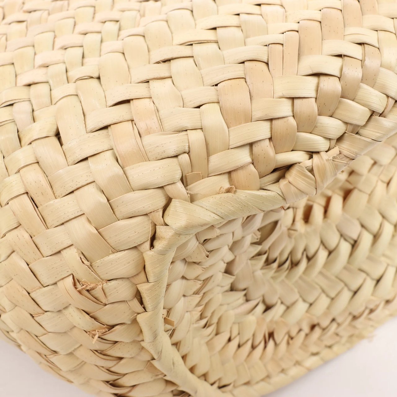 Celine Celine Triomphe Straws x Leather 2Way Handbag Beige x Brown Divers