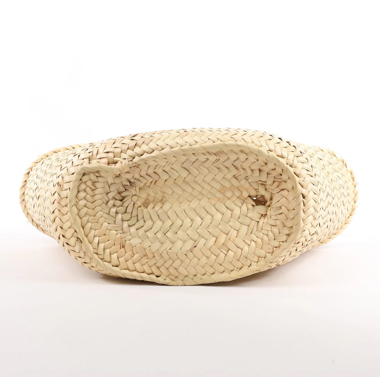 Celine Celine Triomphe Straws x Leather 2Way Handbag Beige x Brown Divers