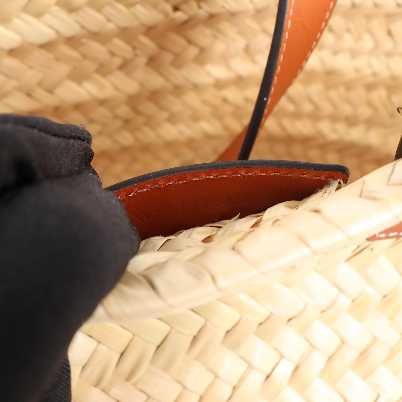 Celine Celine Triomphe Straws x Leather 2Way Handbag Beige x Brown Divers