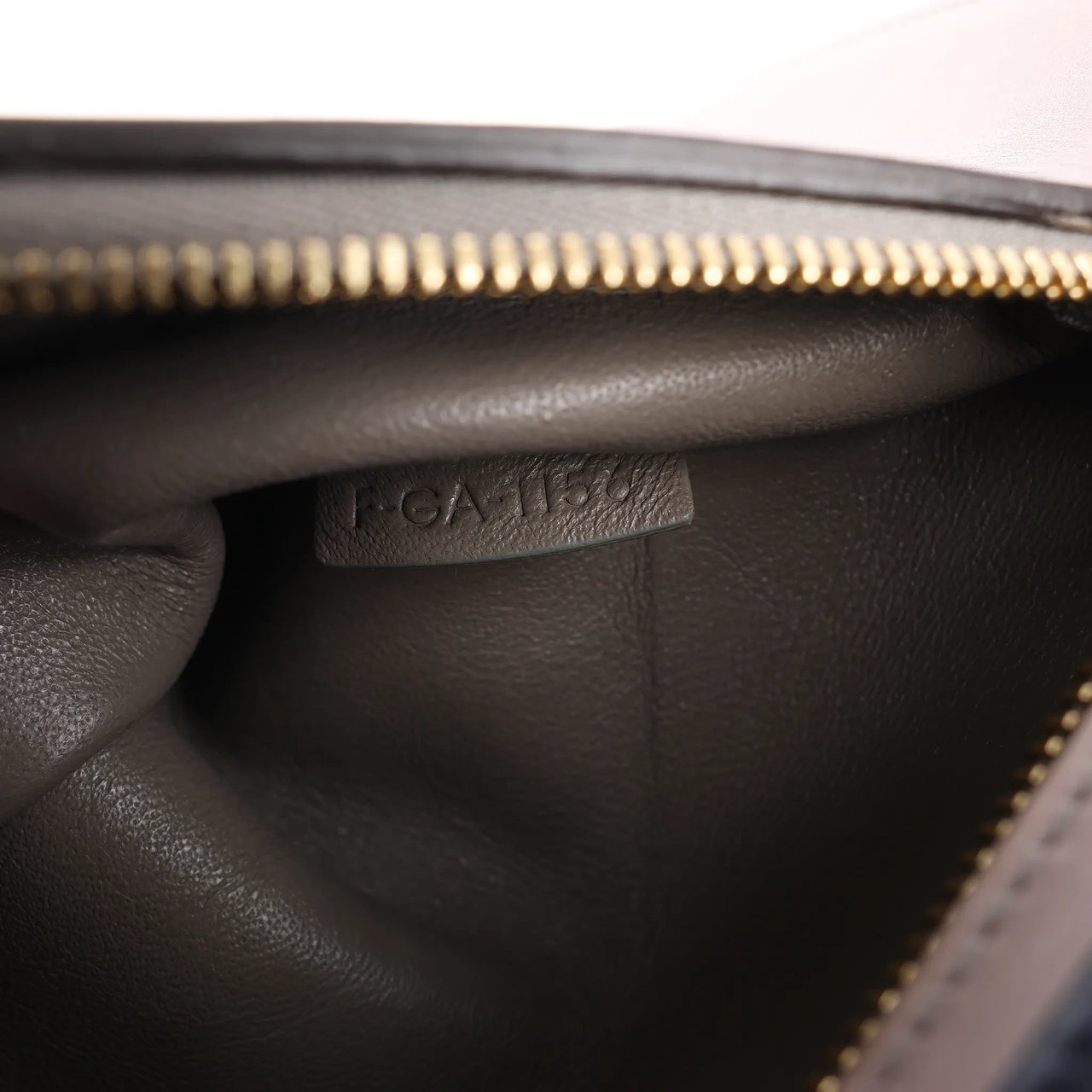 Celine CELINE Trapeze Leather 2Way Handbag in Navy Blue x Taupe x Black Blauw