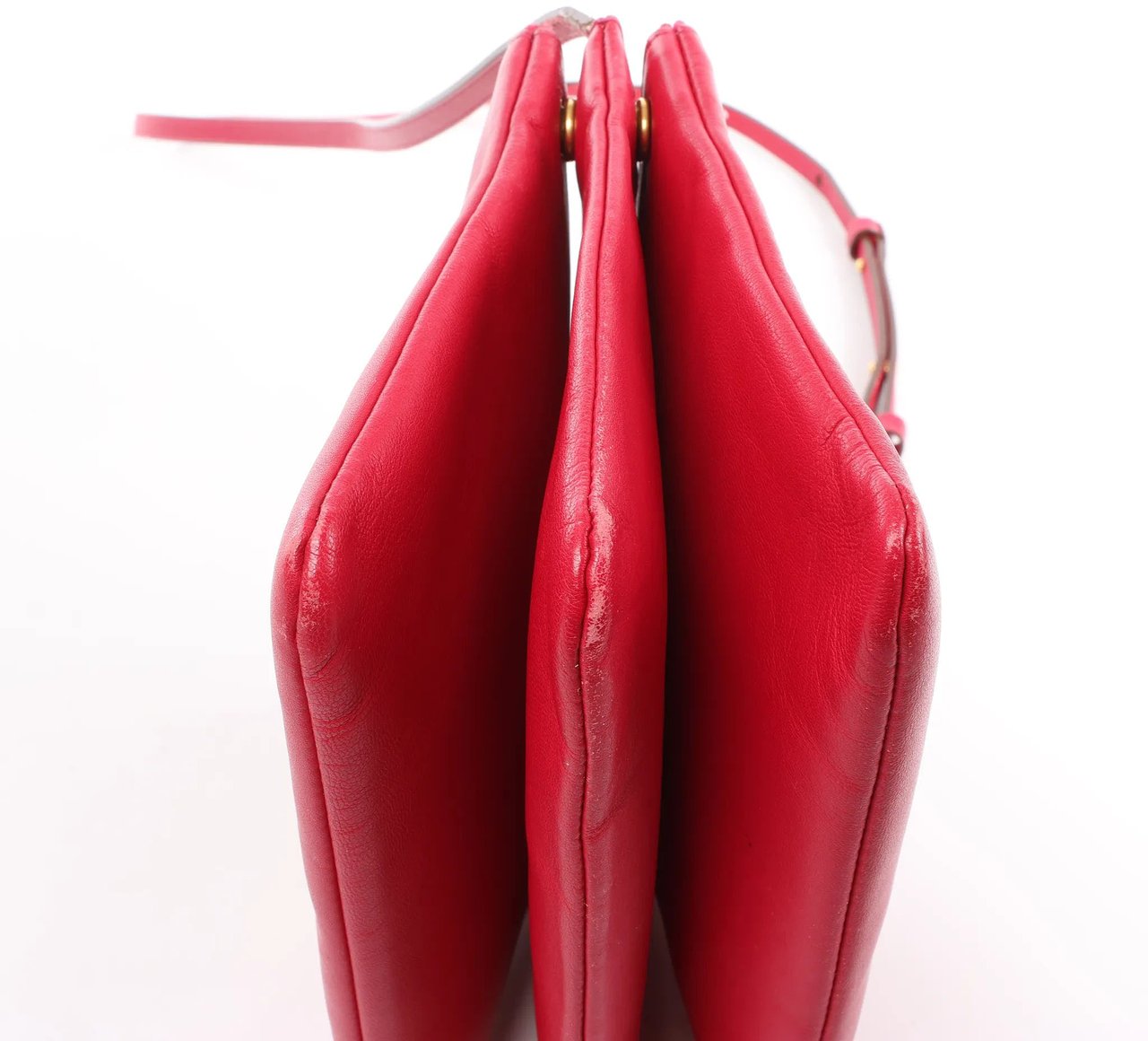 Celine Celine Trio Large Leather Crossbody bag in Pink Roze