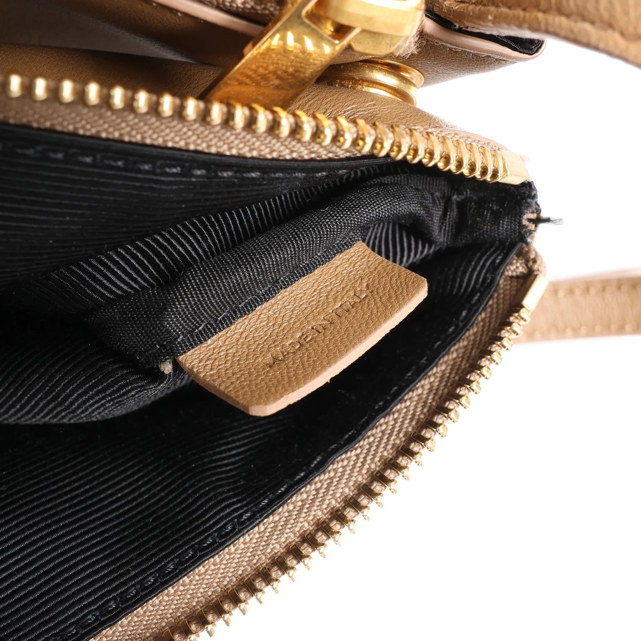 Celine Celine Trio Small Leather Crossbody bag in Brown Bruin