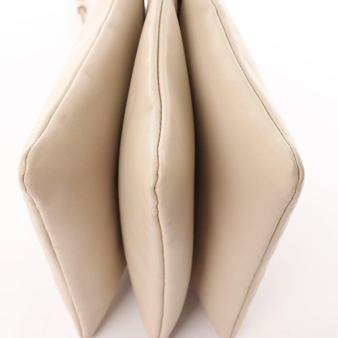 Celine Celine Trio Large Leather Crossbody bag in Beige Beige