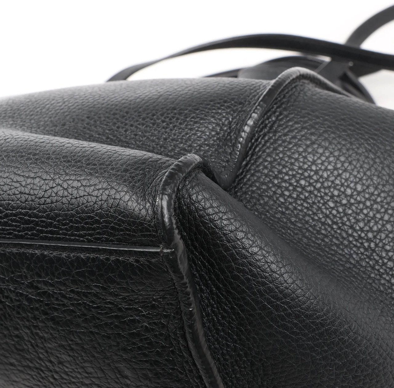 Celine CELINE Big Bag Small Leather 2way Handbag in Black Zwart