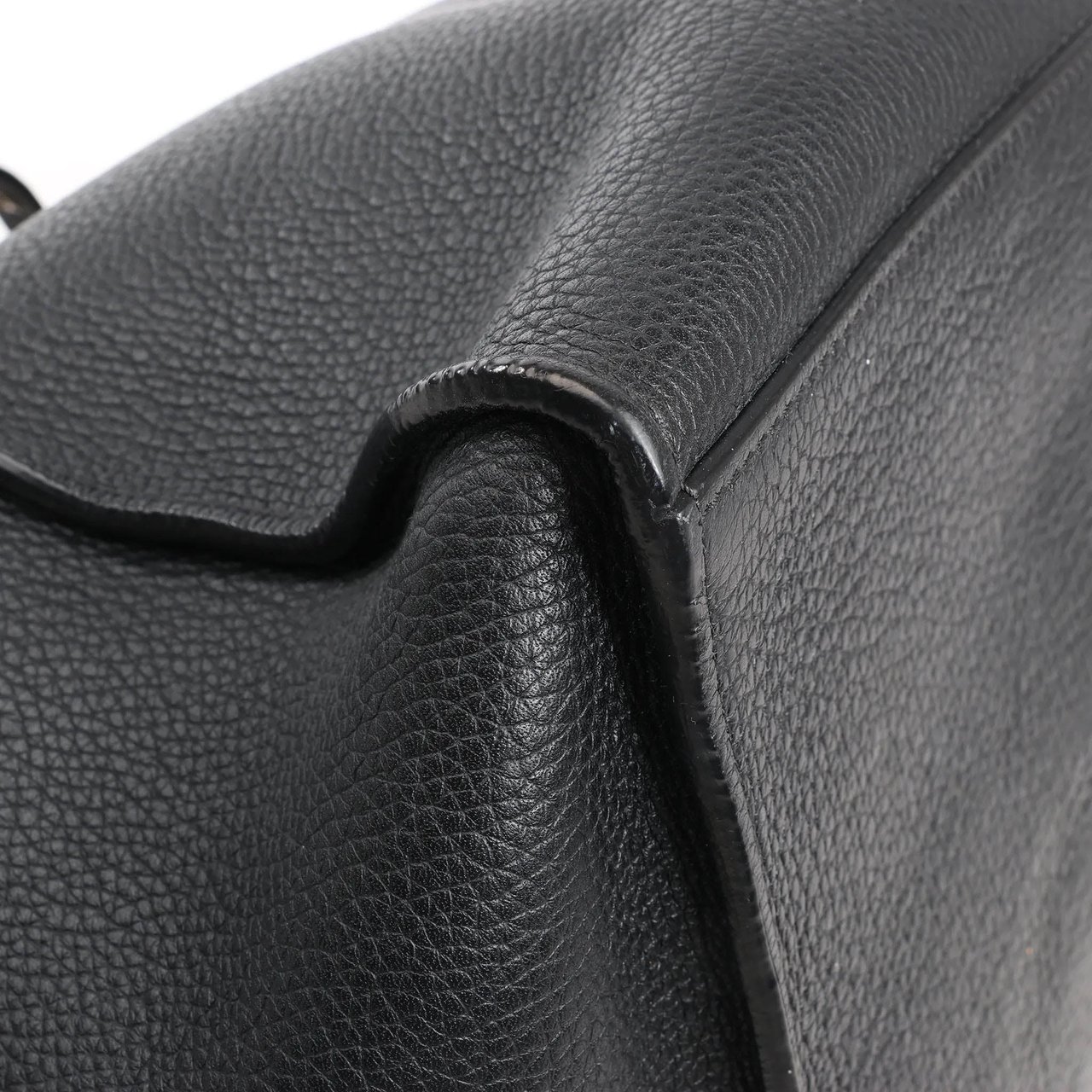 Celine CELINE Big Bag Small Leather 2way Handbag in Black Zwart