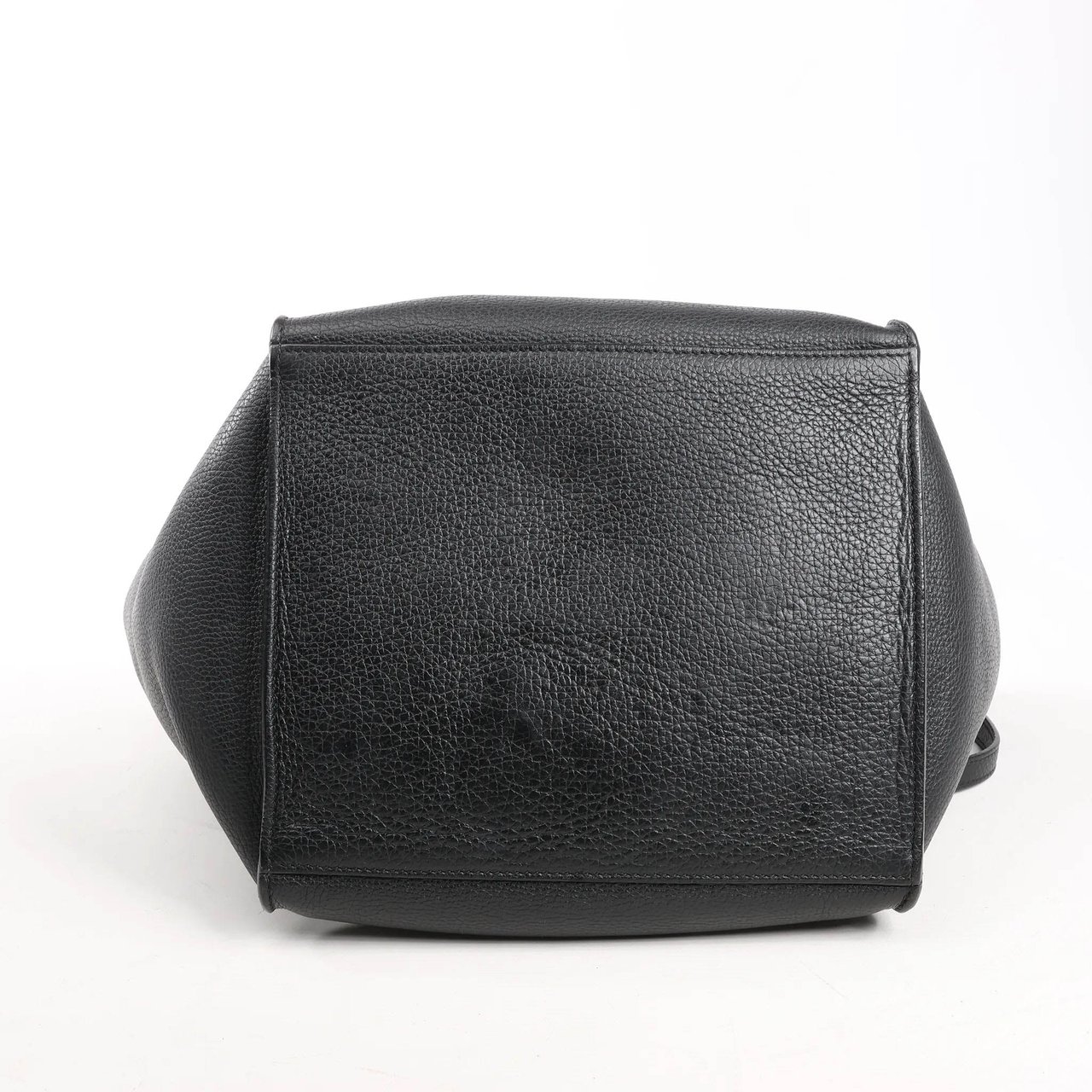 Celine CELINE Big Bag Small Leather 2way Handbag in Black Zwart