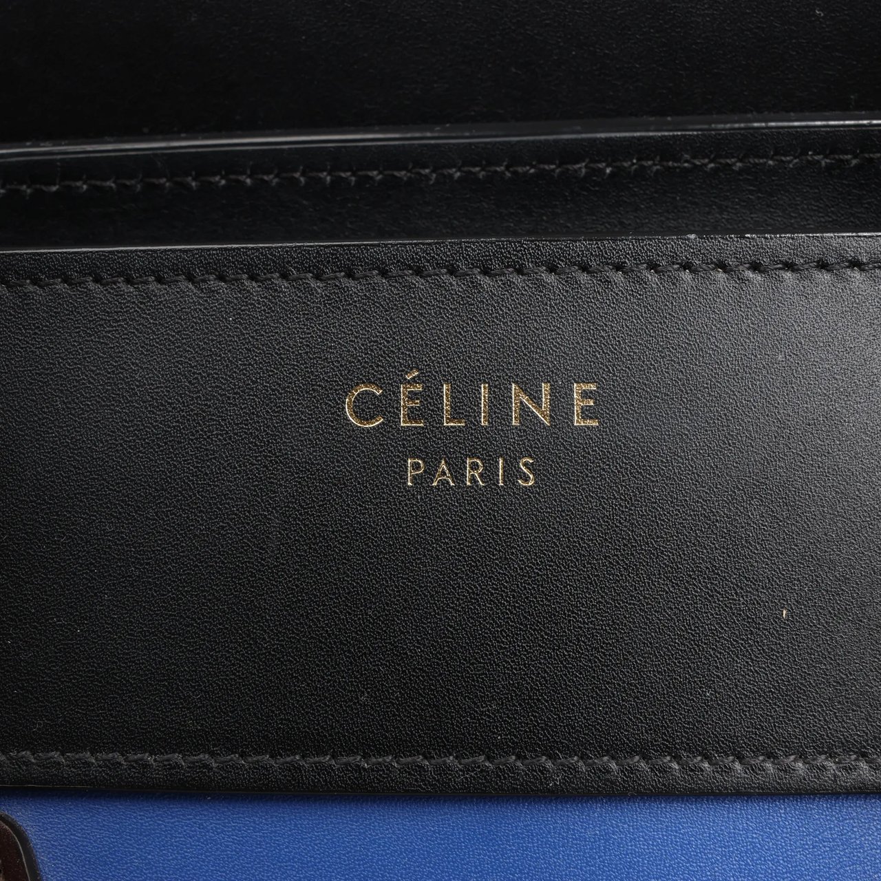 Celine Celine Luggage Mini Leather Handbag in Multicolor Divers