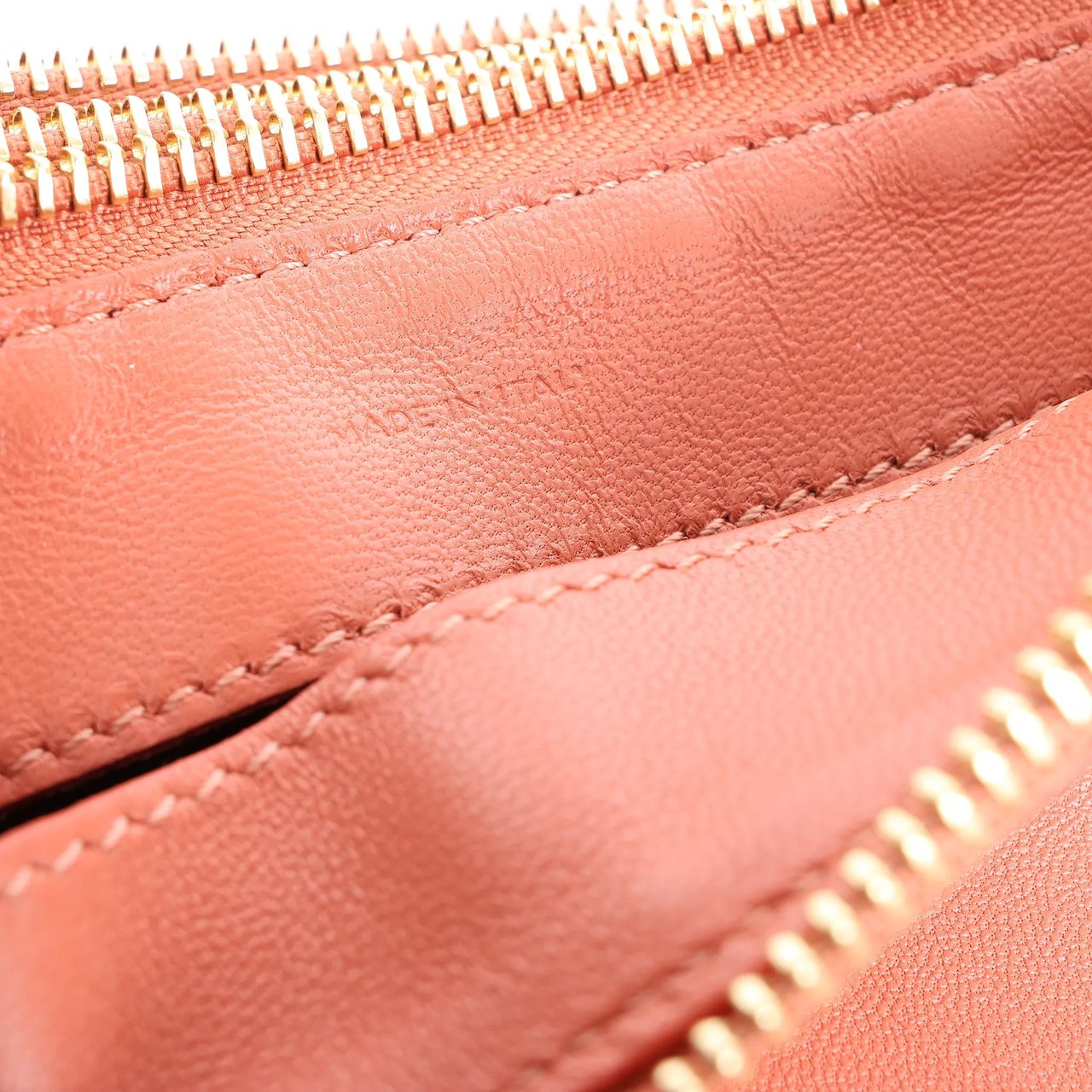 Celine Celine Trio Small Leather Crossbody bag in Orange Oranje