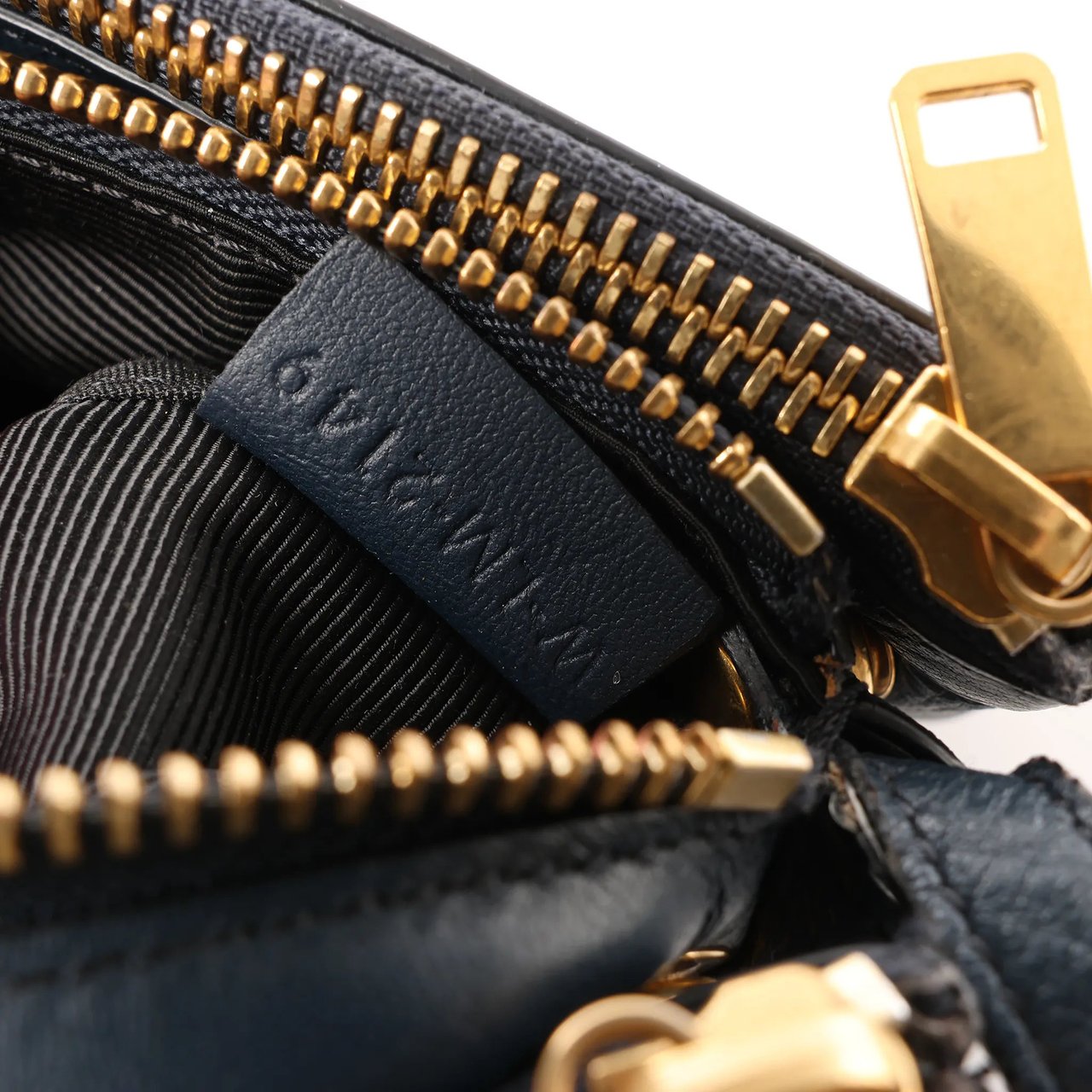 Celine Celine Trio Large Leather Crossbody bag in Navy Blue Navy