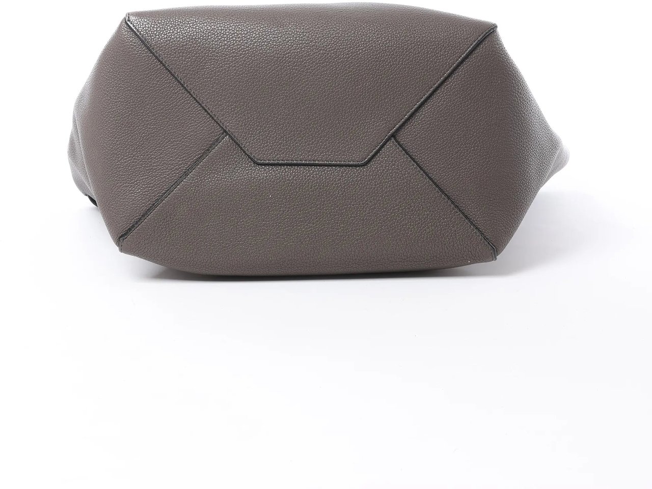 Celine Celine Cabas Phantom Medium Leather Shoulder Bag in Gray Grijs