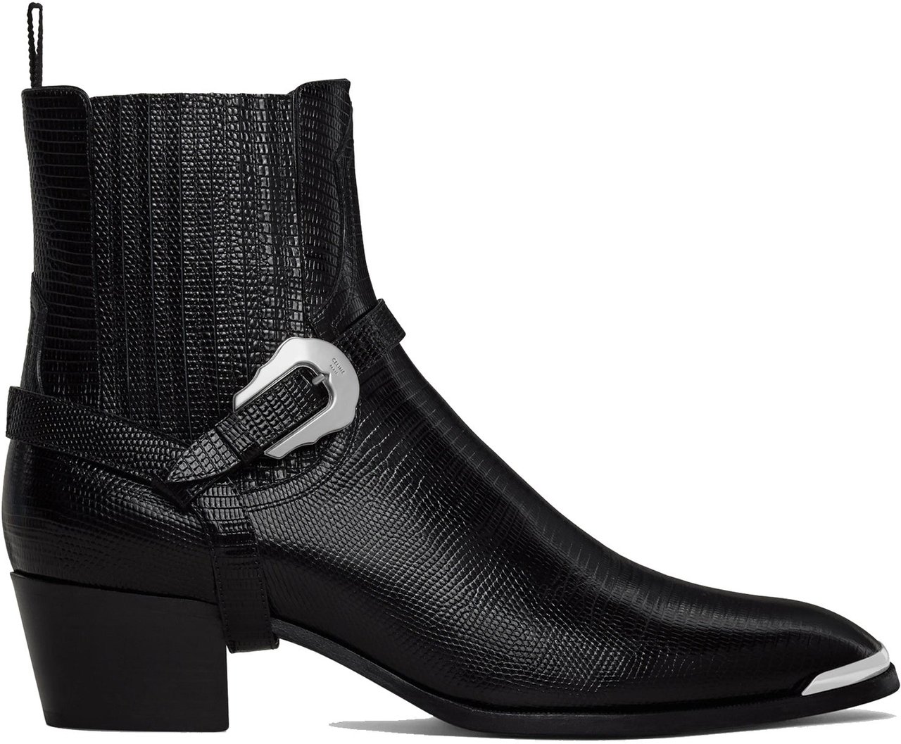 Celine Celine Western Chelsea Isaac Harness Boots Zwart