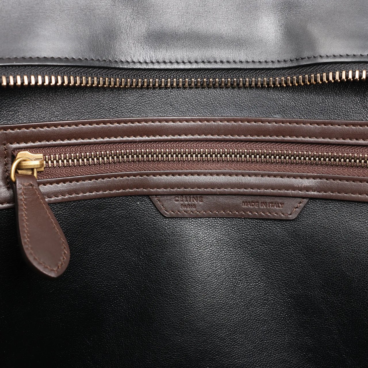 Celine Luggage Mini Leather Handbag in Multicolor Divers