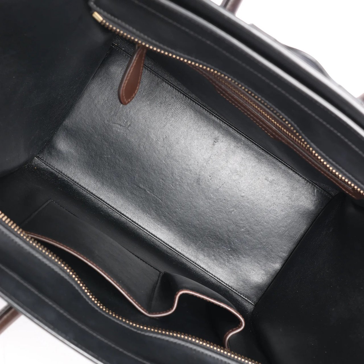 Celine Luggage Mini Leather Handbag in Multicolor Divers