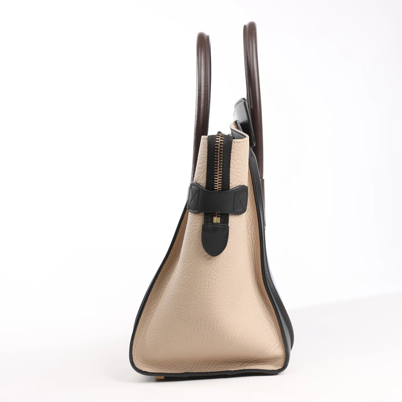 Celine Luggage Mini Leather Handbag in Multicolor Divers