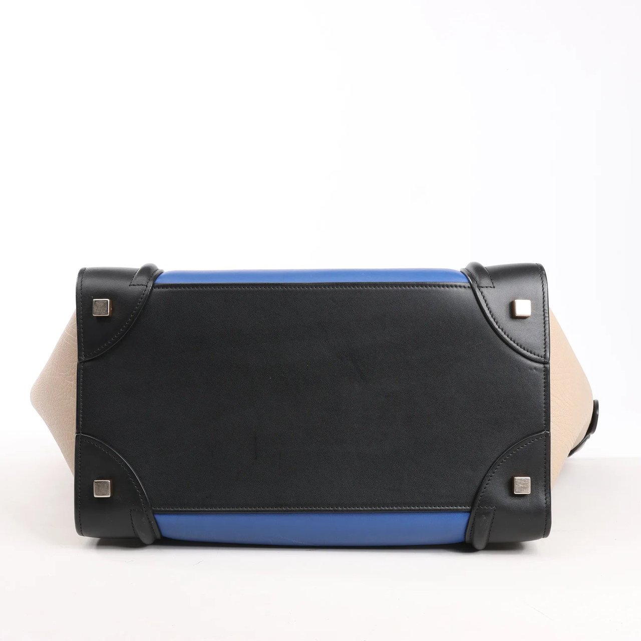 Celine Luggage Mini Leather Handbag in Multicolor Divers