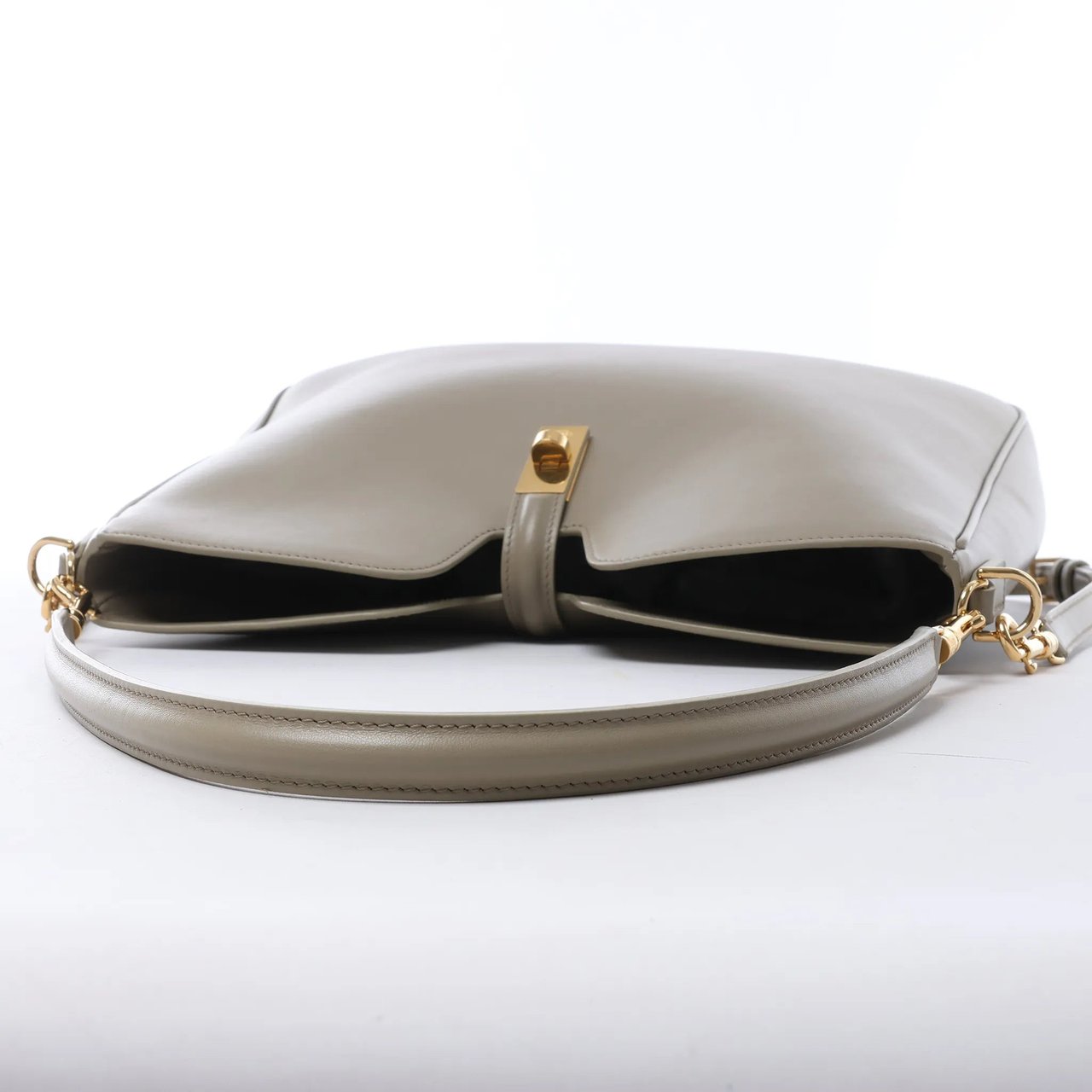 Celine Camille 16 Medium Leather 2Way Shoulder Bag in Beige Beige