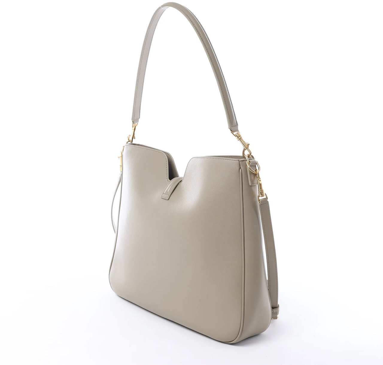 Celine Camille 16 Medium Leather 2Way Shoulder Bag in Beige Beige