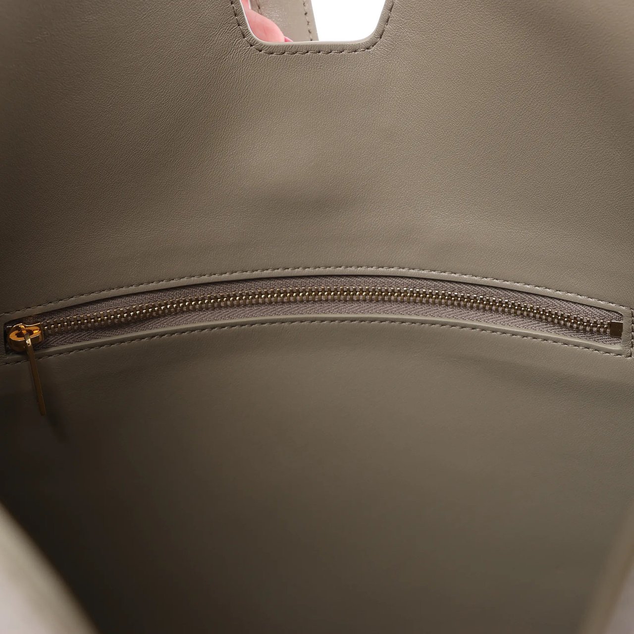Celine Camille 16 Medium Leather 2Way Shoulder Bag in Beige Beige