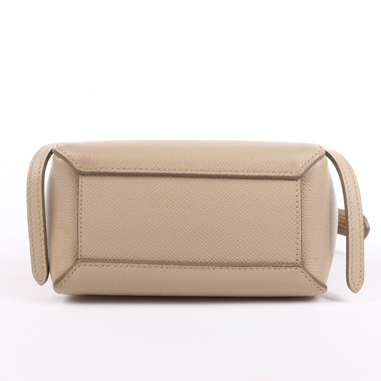 Celine Belt Bag Pico Leather 2way Handbag in Beige Beige