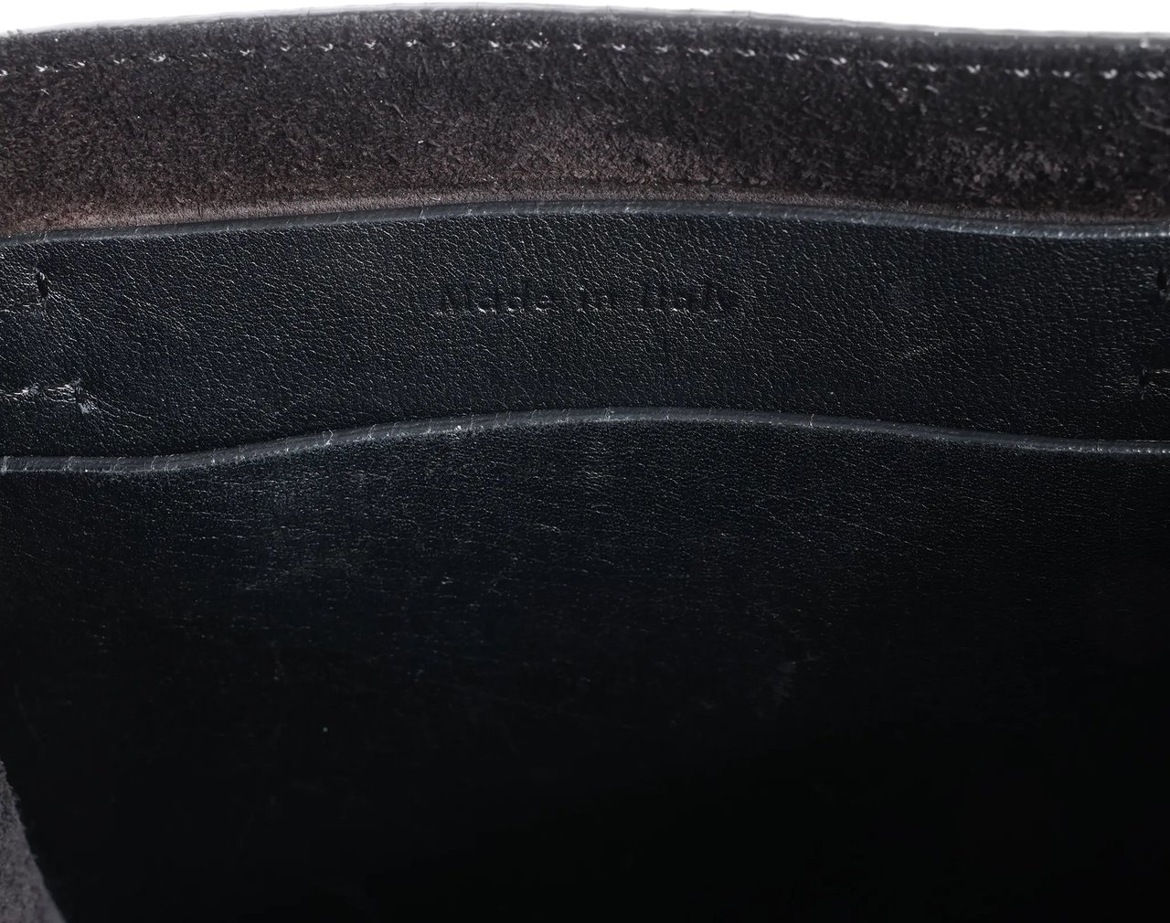 CELINE Big Bag Bucket Leather Shoulder Bag in Black Zwart