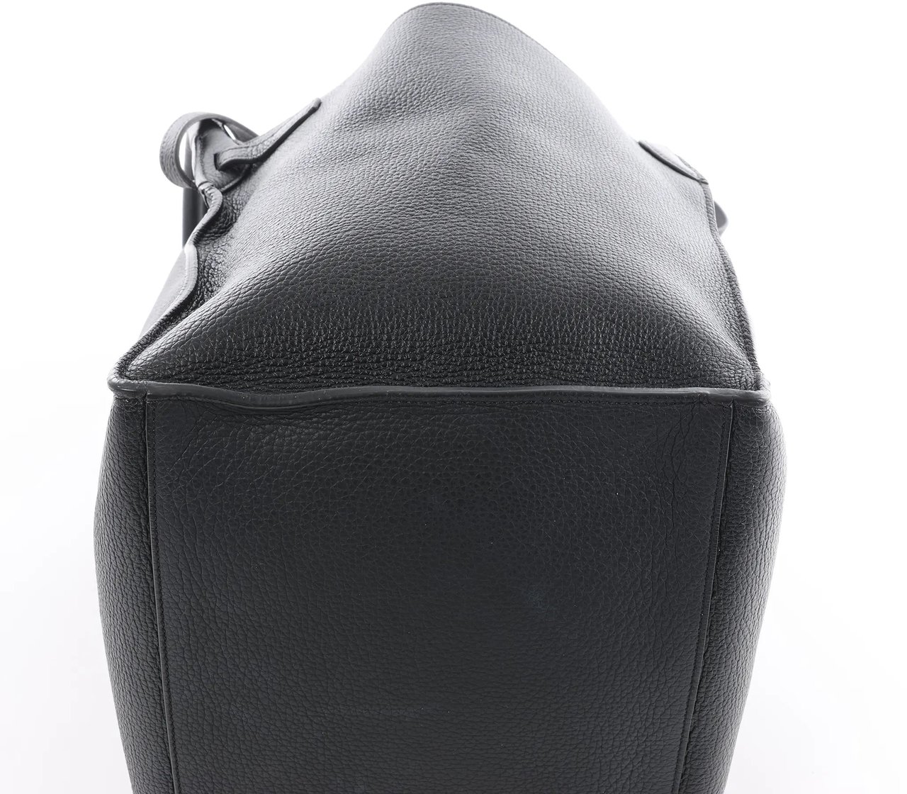CELINE Big Bag Small Leather 2way Handbag in Black Zwart