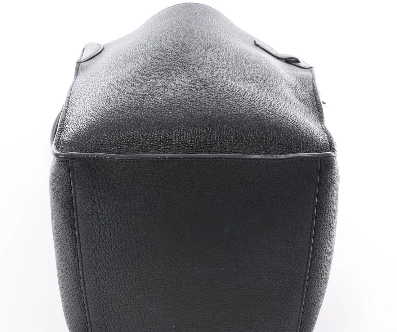 CELINE Big Bag Small Leather 2way Handbag in Black Zwart