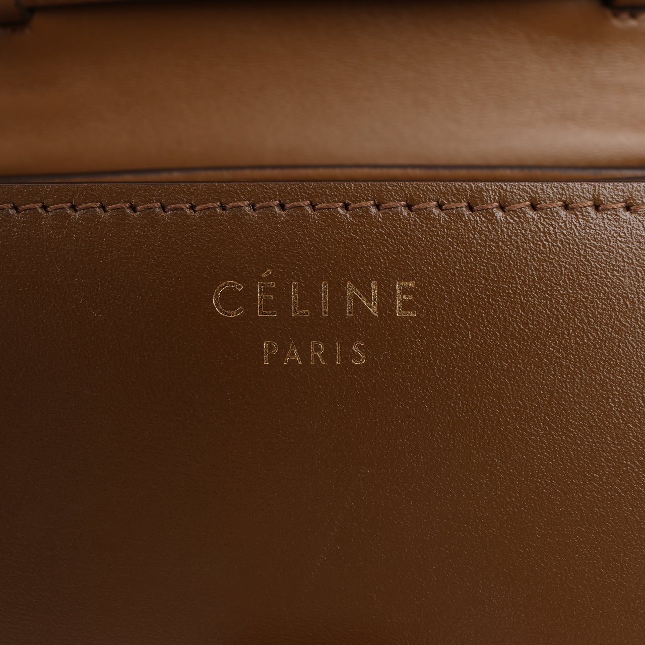 Celine Classic Box Small Leather Shoulder Bag in Brown Bruin