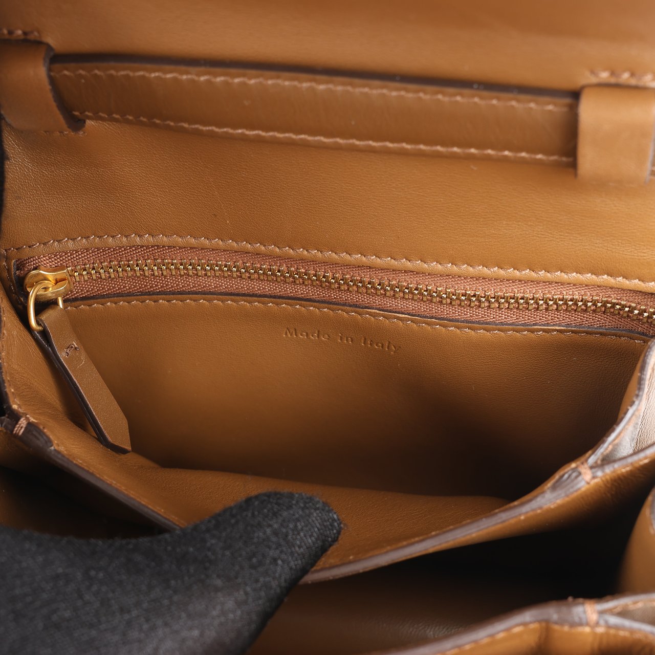 Celine Classic Box Small Leather Shoulder Bag in Brown Bruin
