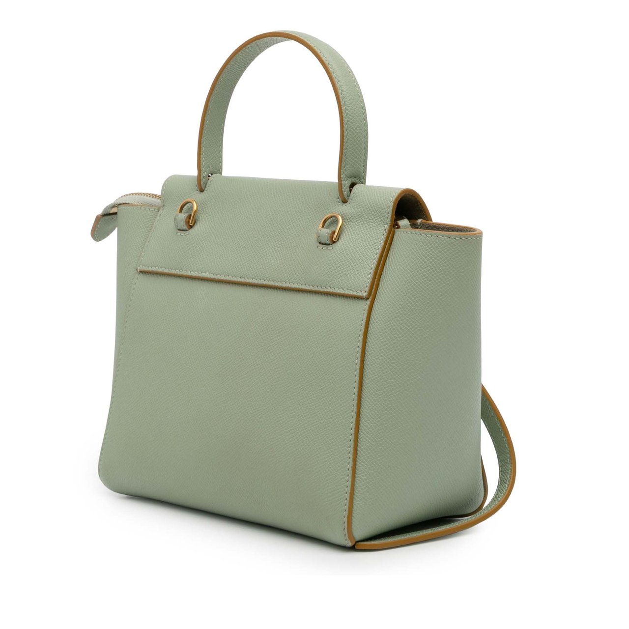 Celine Nano Grained Calfskin Belt Bag Groen