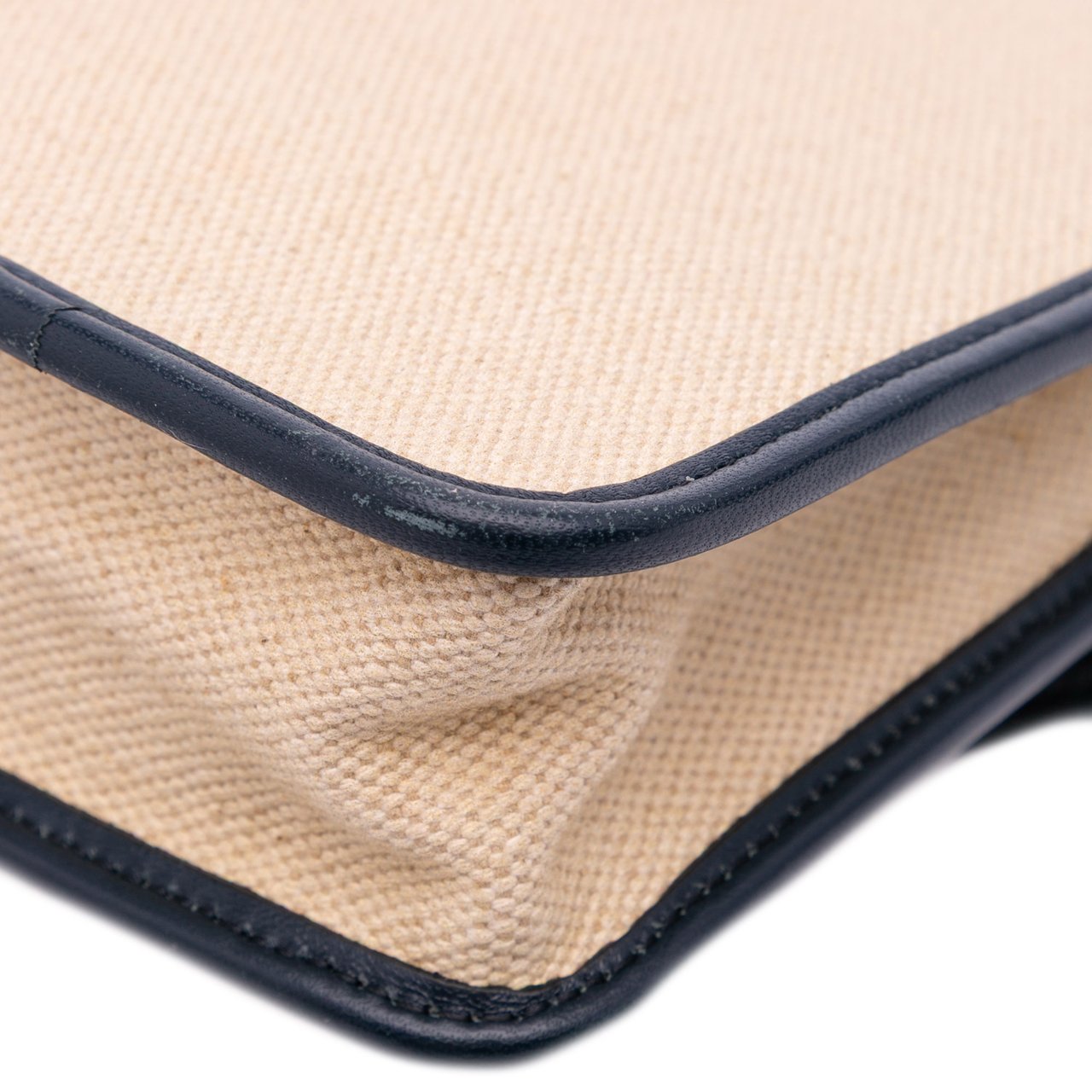 Celine Canvas Sulky Clutch With Chain Bruin