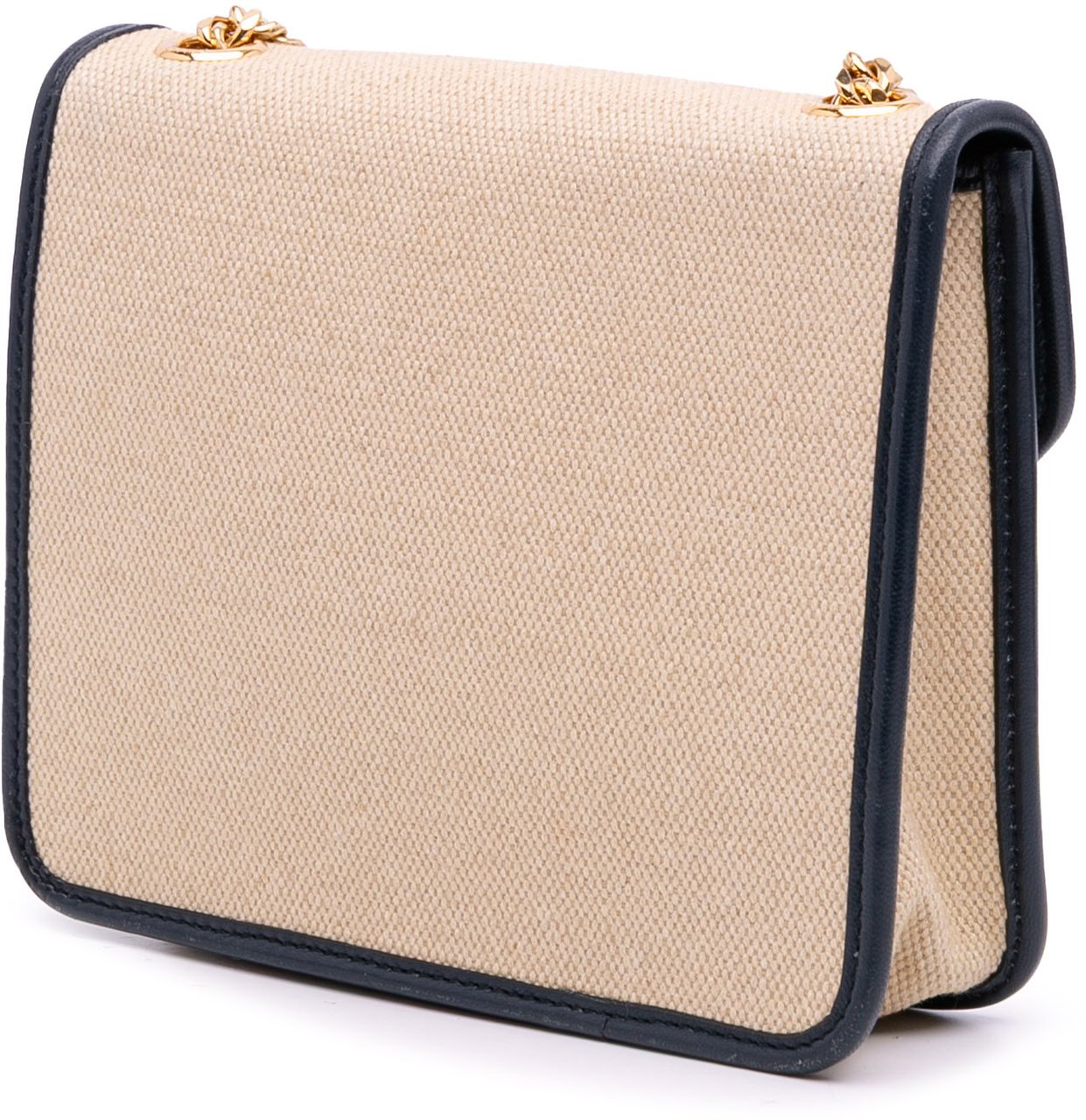 Celine Canvas Sulky Clutch With Chain Bruin