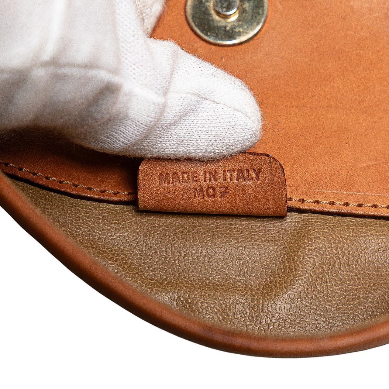 Celine Macadam Coated Canvas Clutch Bruin