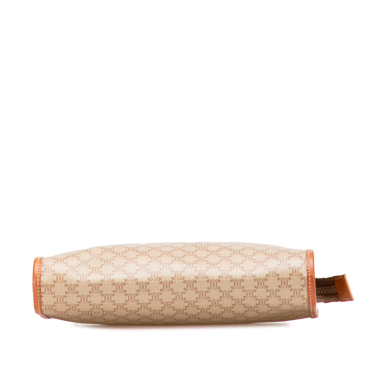 Celine Macadam Coated Canvas Clutch Bruin