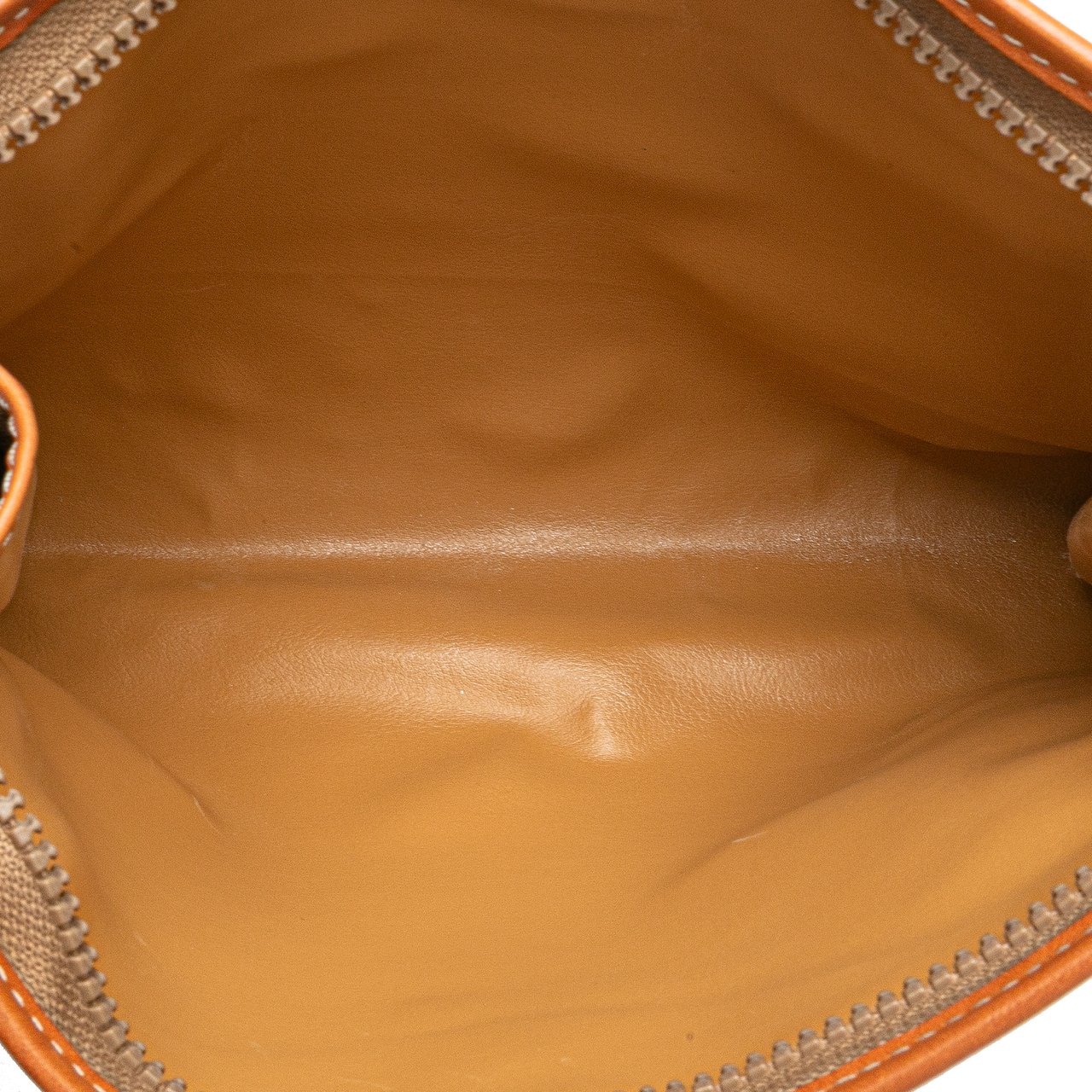 Celine Macadam Coated Canvas Clutch Bruin