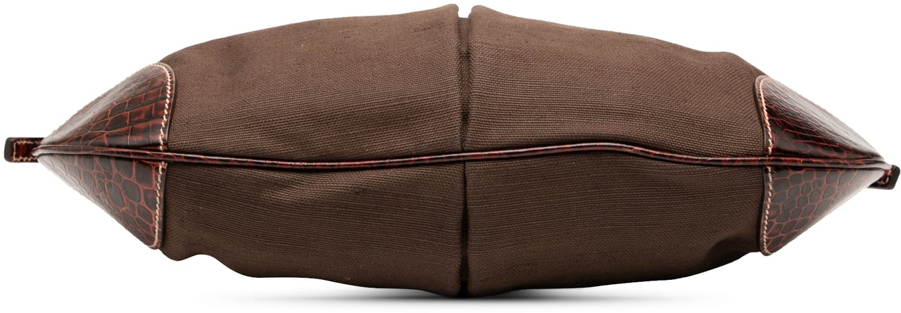 Celine Canvas Hobo Bruin