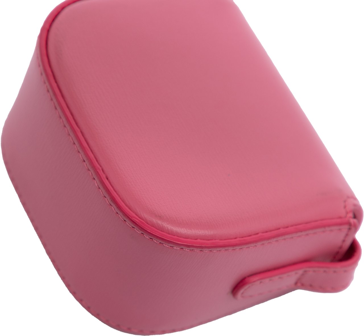 Celine Mini Shiny Calfskin Triomphe Crossbody Roze