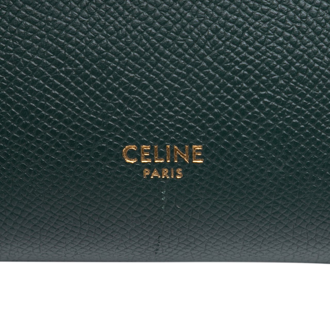 Celine Pico Grained Calfskin Belt Bag Groen